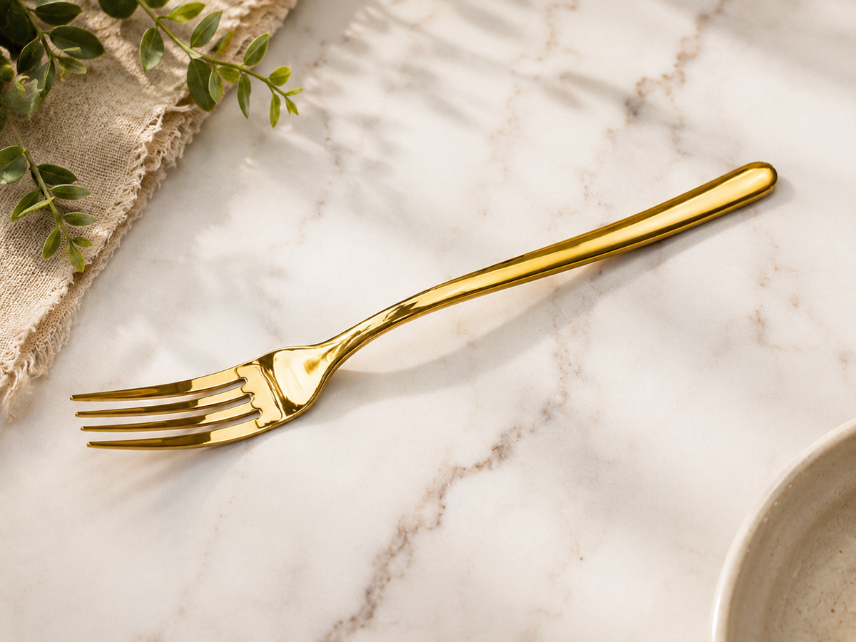 Modern Stainless Steel Dinner Spoon – Premium Flatware for Everyday & Elegant Dining | Gold or Silver