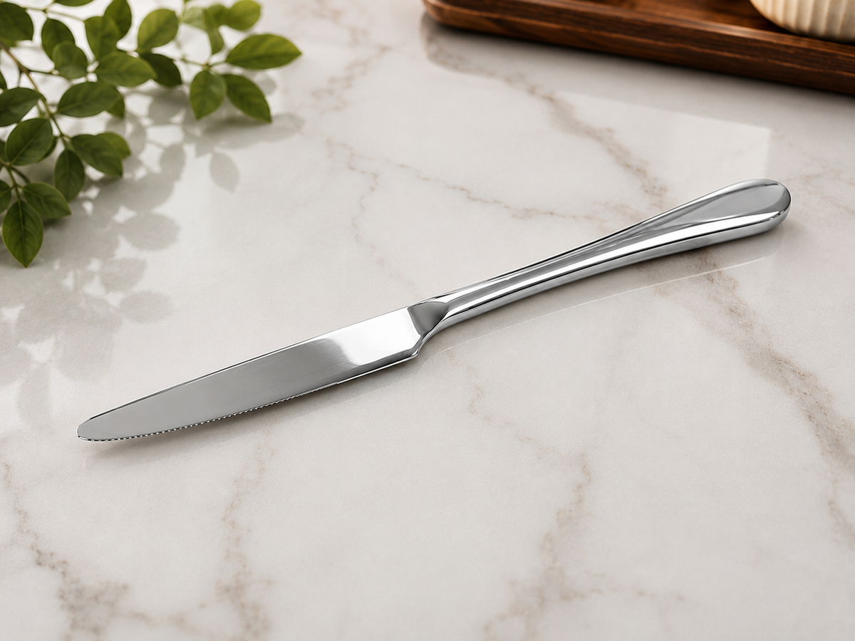 Modern Stainless Steel Dinner Spoon – Premium Flatware for Everyday & Elegant Dining | Gold or Silver
