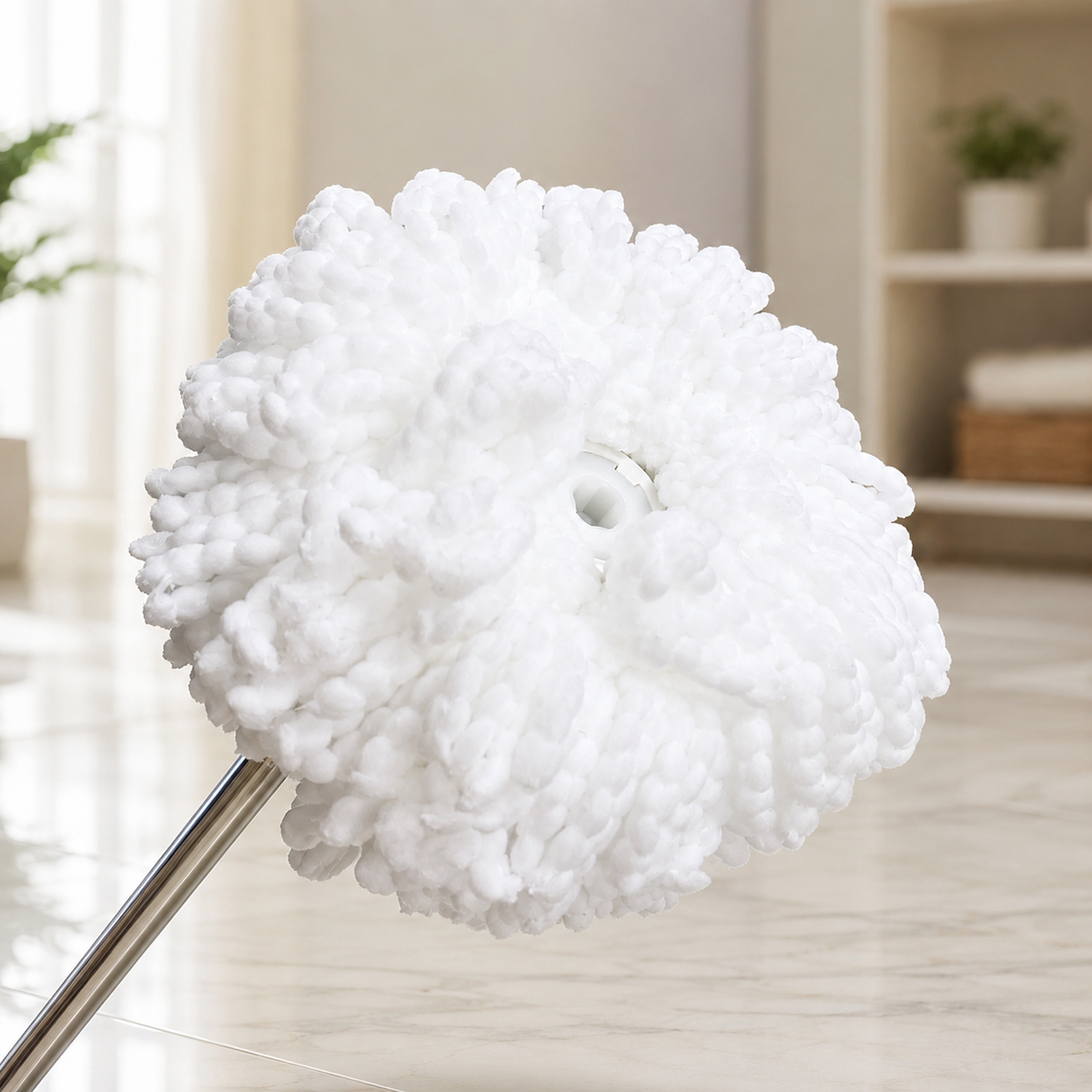 360° Spin Mop & Bucket Set with Built-In Soap Dispenser | Adjustable Handle & 180° Rotating Microfiber Mop Head