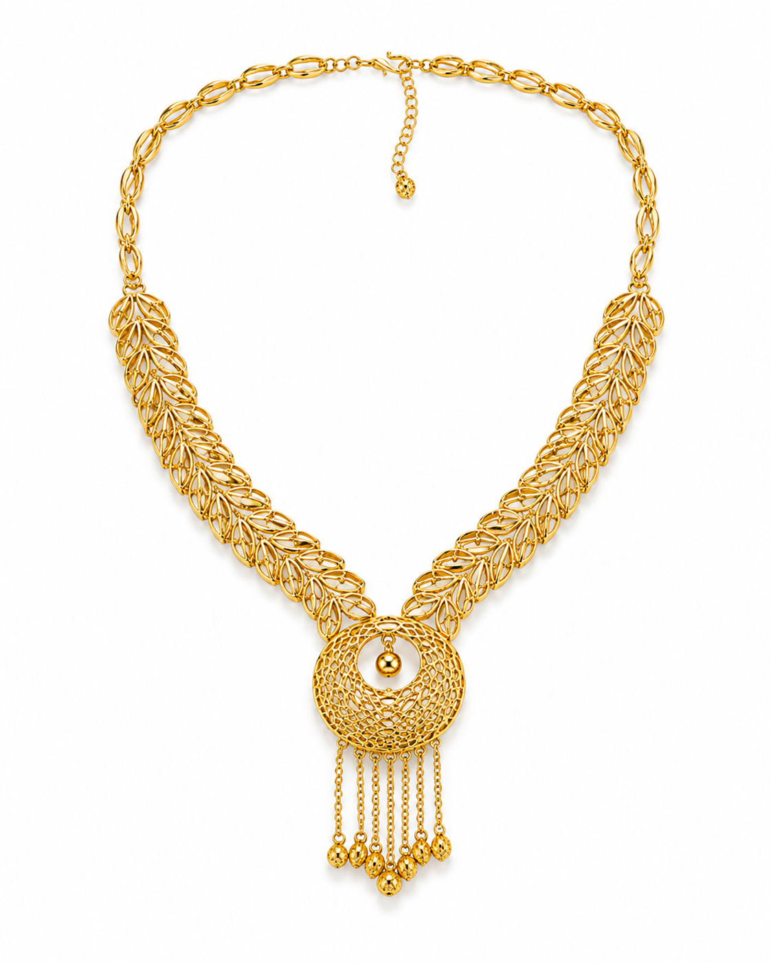 Gold-Tone Filigree 4-Piece Statement Jewelry Set7