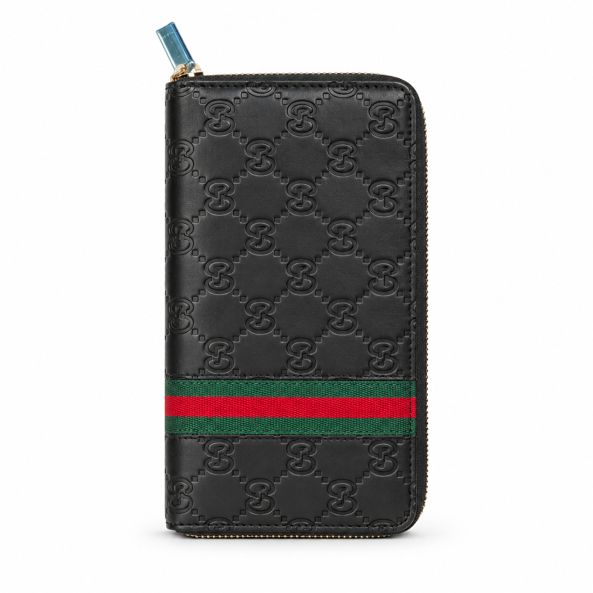 Luxury-Inspired Zip Around Long Wallet – Monogram & Checkered Styles