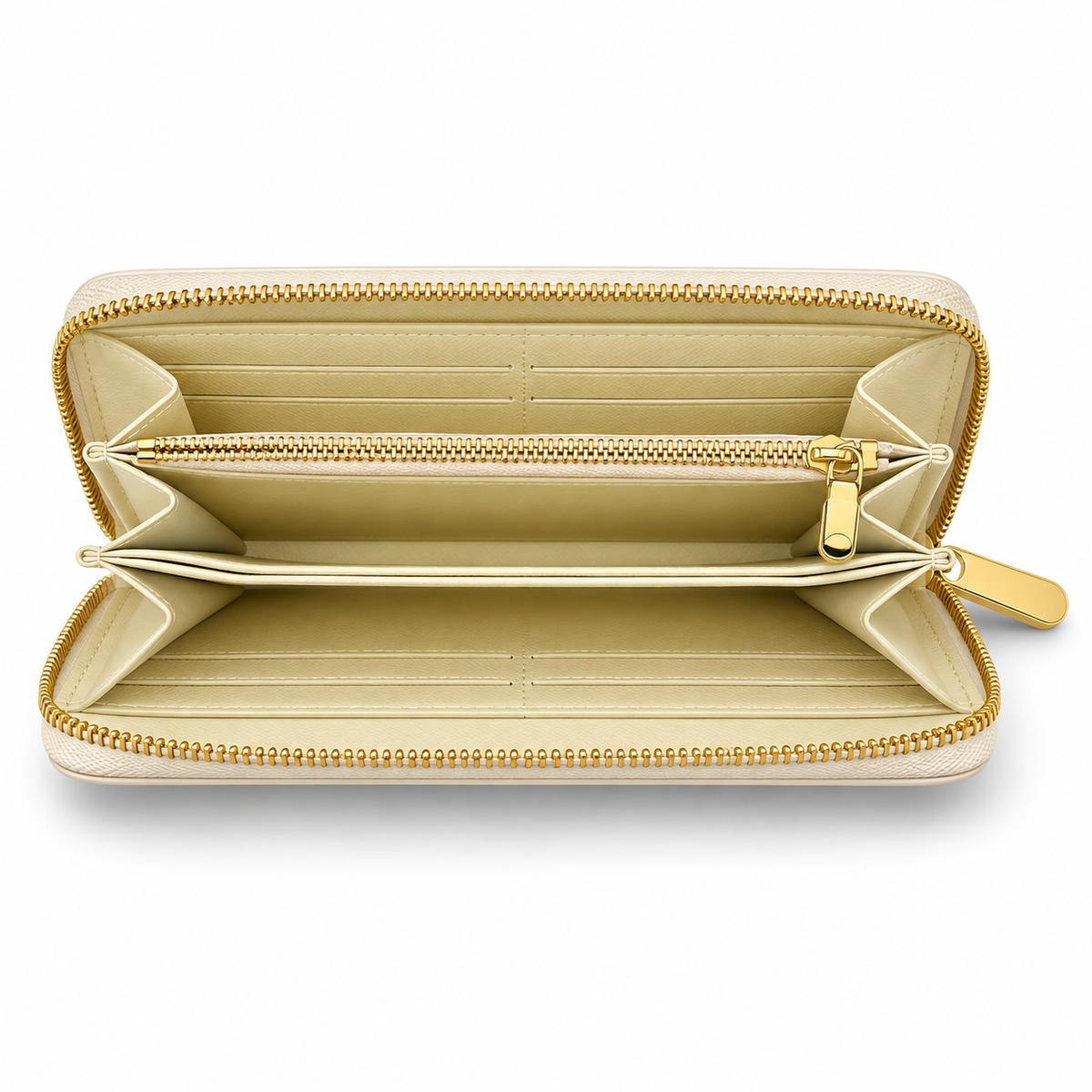 Luxury-Inspired Zip Around Long Wallet – Monogram & Checkered Styles