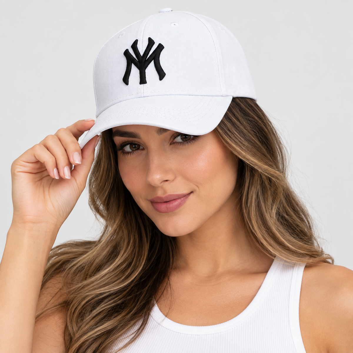 Classic NY Embroidered Baseball Cap – Unisex Curved Brim Casual Hat