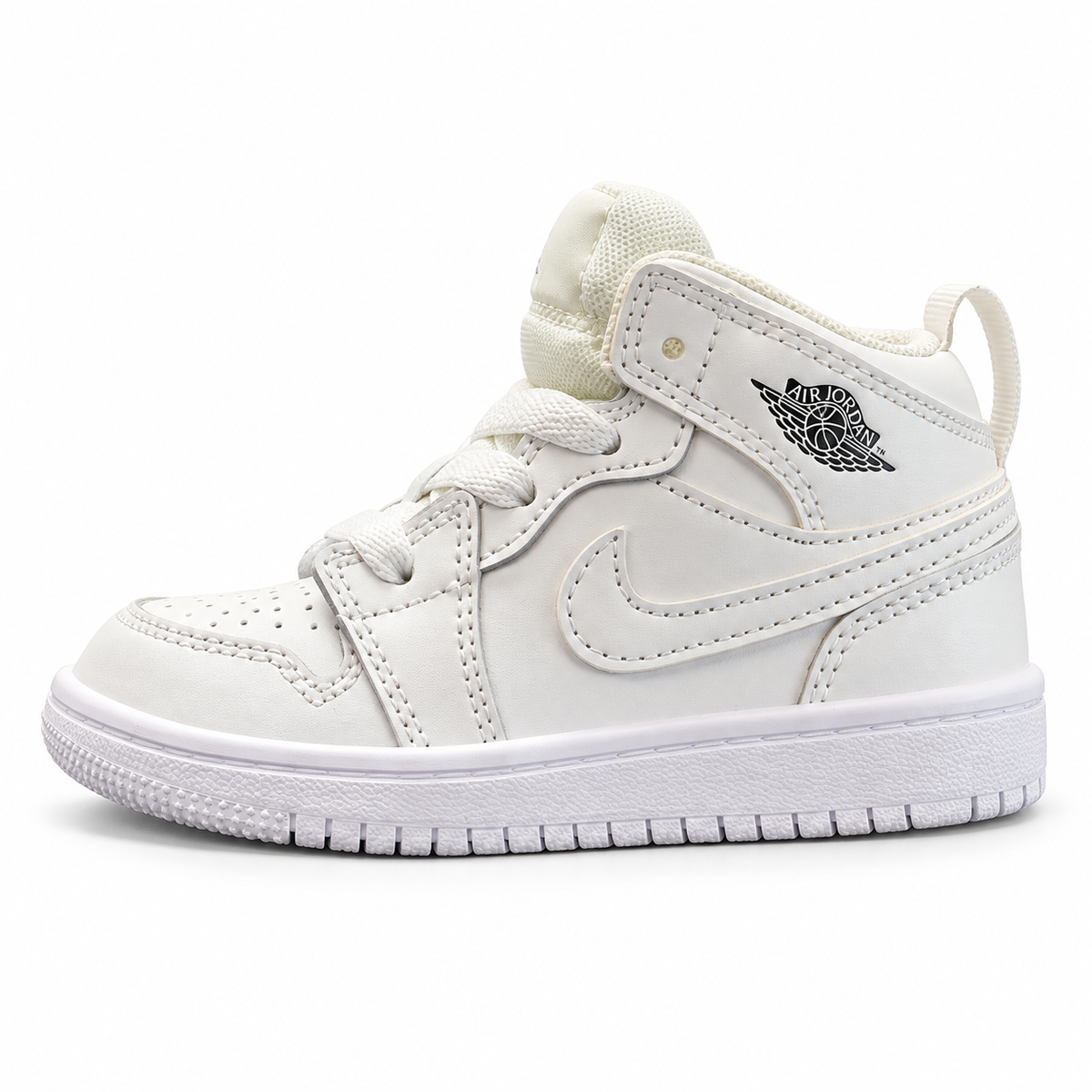 Jordan Toddler White High-Top Sneakers | US 8C, EU 25