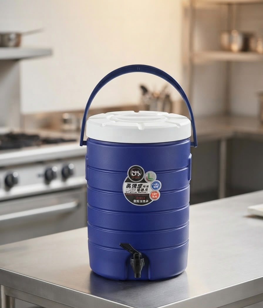 21L Insulated Beverage Dispenser Cooler with Spigot – Hot & Cold Drink Server, Portable Water, Coffee & Juice Carrier for Catering, Parties & Outdoor Events