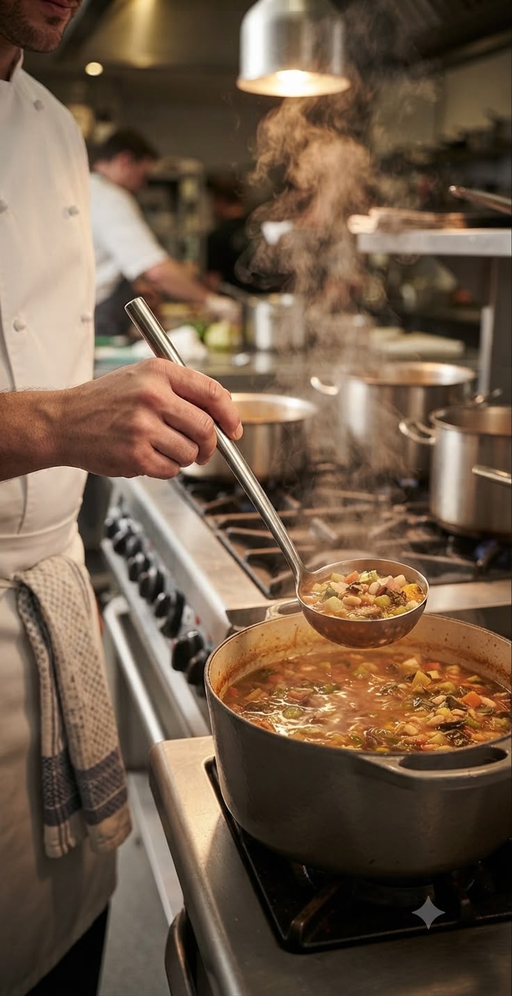 Professional Stainless Steel Commercial Kitchen Ladle