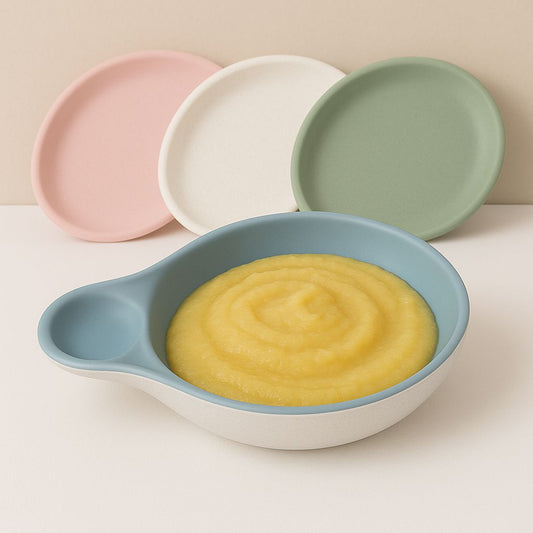 Pear-Shaped Baby Feeding Tray – BPA-Free High-Quality Plastic
