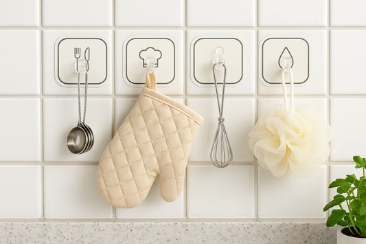 Adhesive Wall Hooks – Heavy-Duty Self-Adhesive Hooks