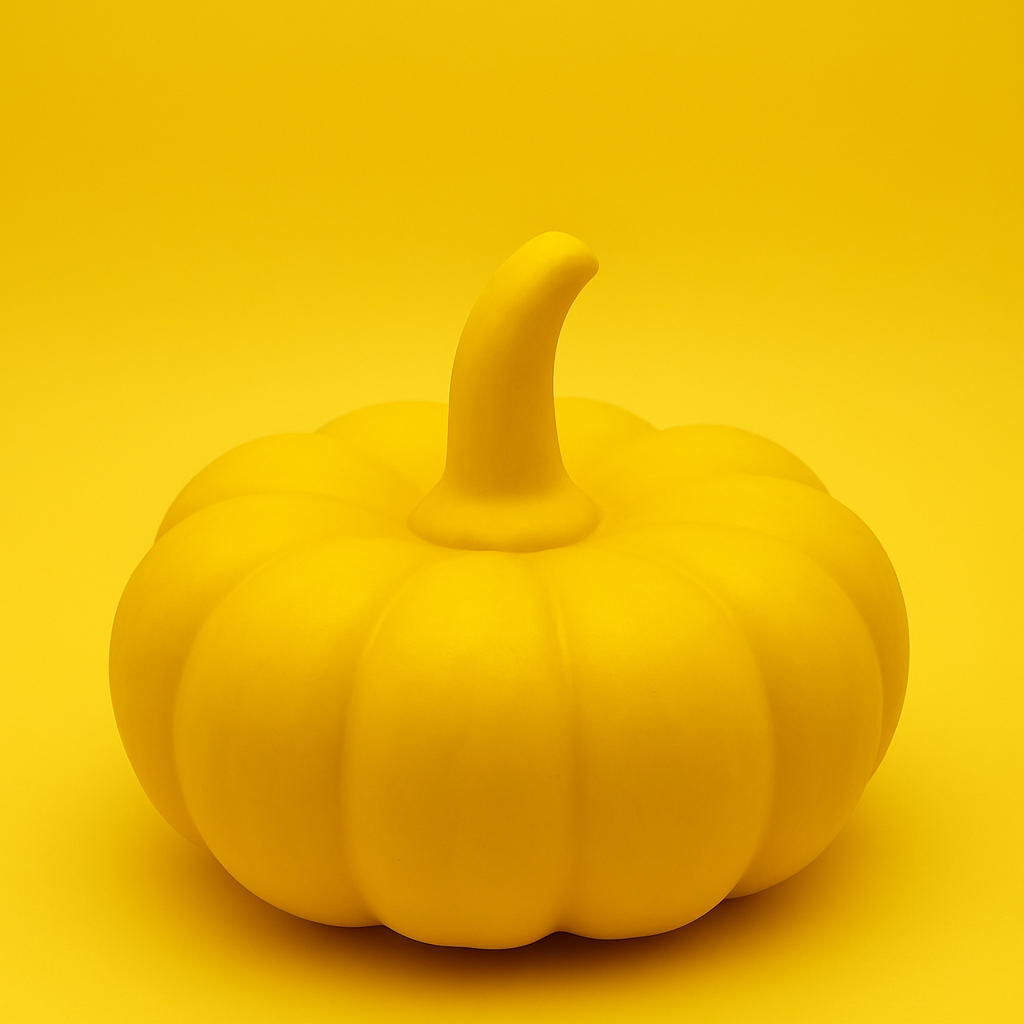 Colorful Matte Ceramic Pumpkins – 5" Tall, 6" Wide – Fall & Halloween Decor