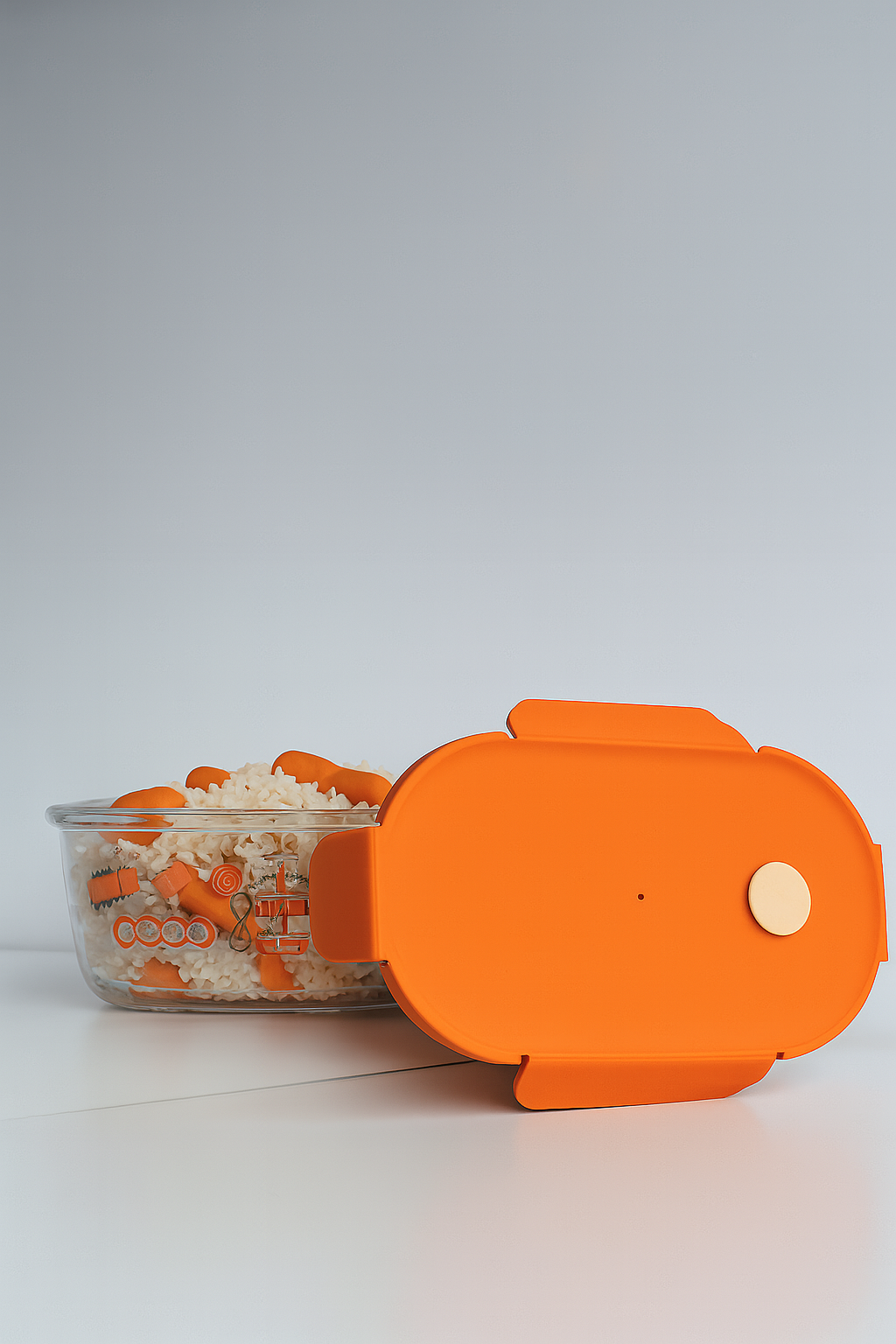 Microwave-Safe Glass Lunch Box with Airtight Seal – BOVFEAL