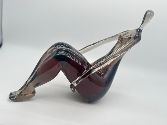 8.3” Reclining Woman Statue in Glass – Artistic Home Decor