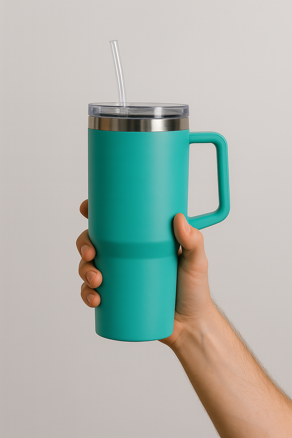 2L Stanley-Style Insulated Tumblers with Handle & Straw – Assorted Colors