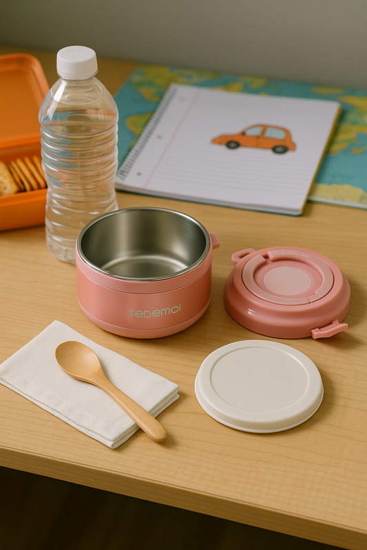 Tedemei Insulated Stainless Steel Food Containers – Compact & Leakproof