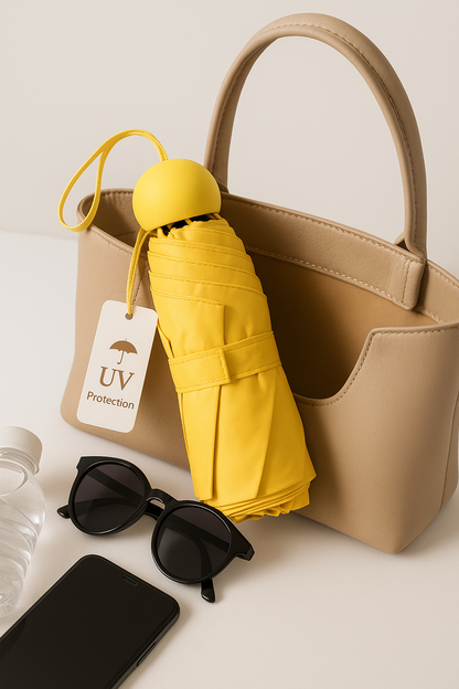 UV Protection Compact Umbrella – Windproof, Travel-Friendly